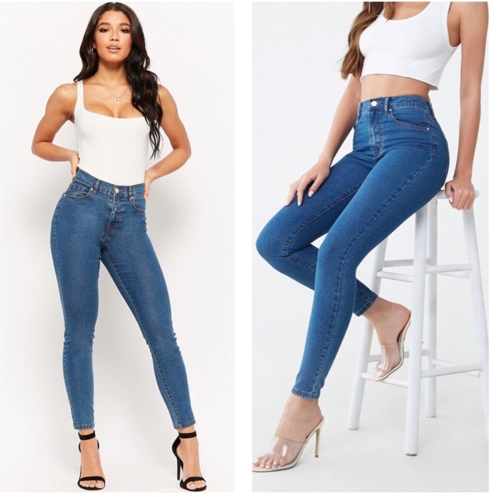 High waisted Skinny Jeans